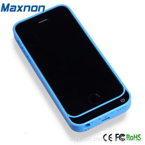2,200mAh External Backup Battery Case for iPhone 5/5C/5S with Changeable Faceplate
